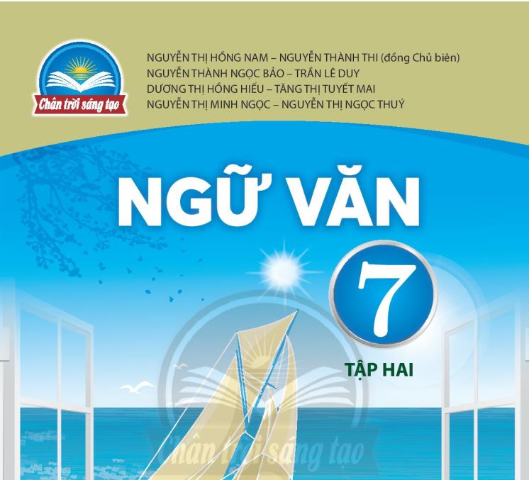 SÁCH GIÁO KHOA NGỮ VĂN  7 TẬP 2 CHÂN TRỜI SÁNG TẠO Miễn phí